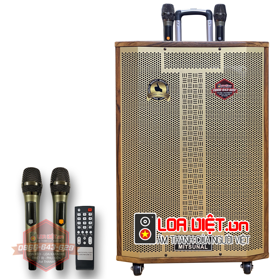 Loa kéo di động Mitsunal M68 - Bass 40 - Model mới